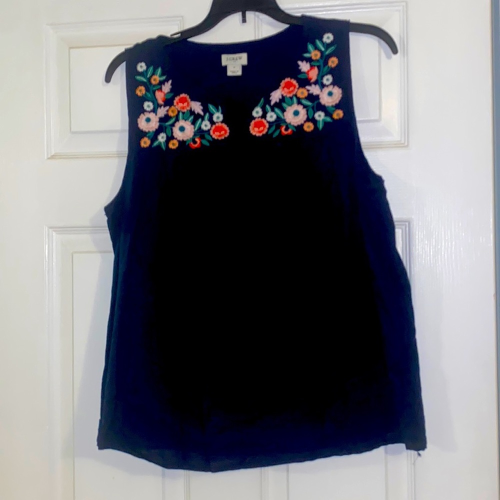 J.Crew sleeveless blouse